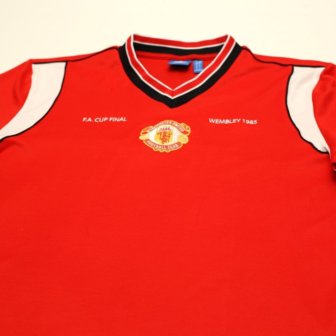 1985 Robson #7 Manchester United adidas Originals FA Cup Football Shirt (L/XL)