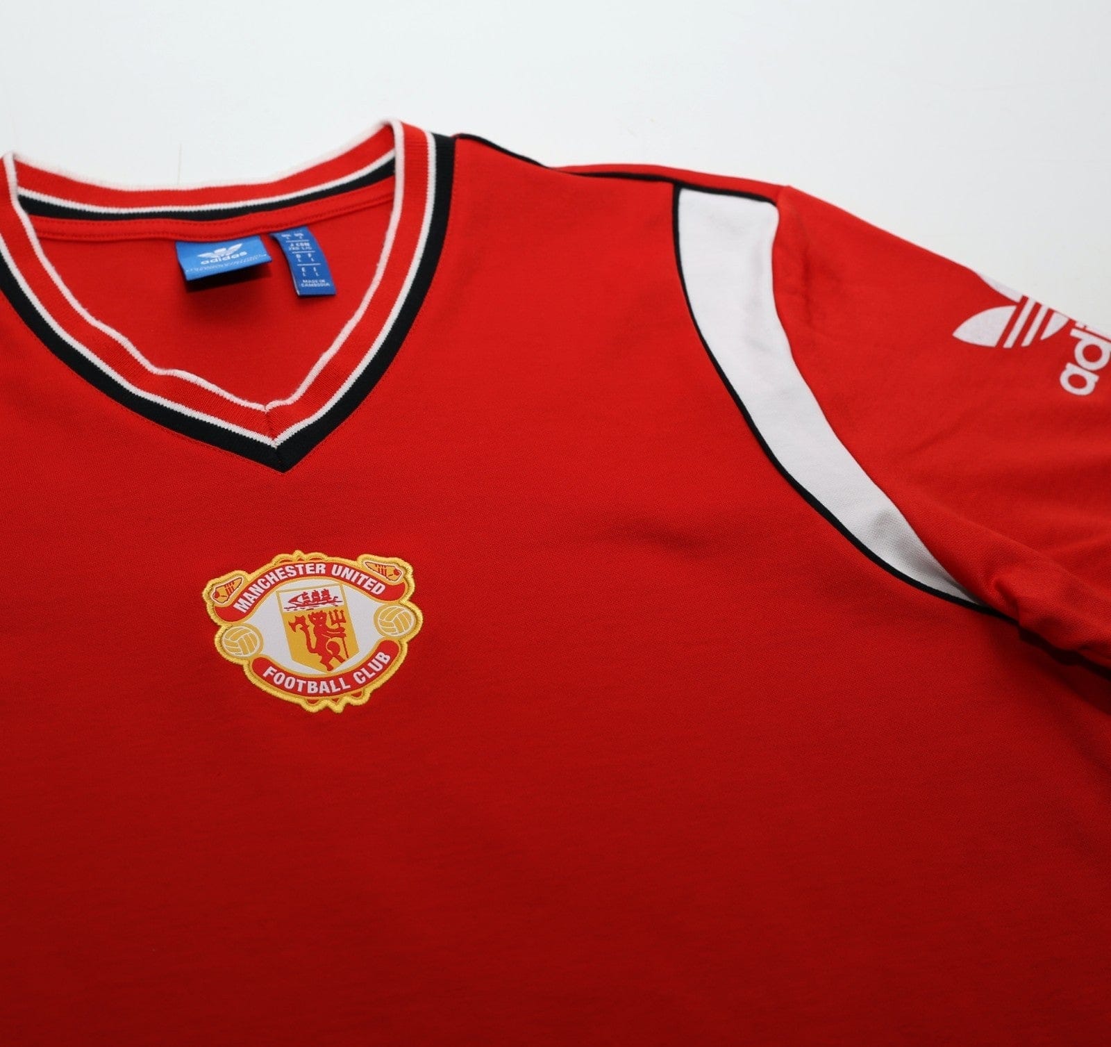 1985 ROBSON #7 Manchester United adidas Originals FA Cup Football Shirt (M/L)