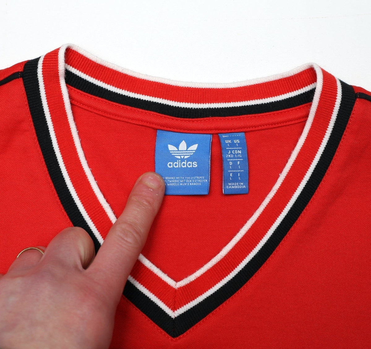 1985 ROBSON #7 Manchester United adidas Originals FA Cup Football Shirt (M/L)