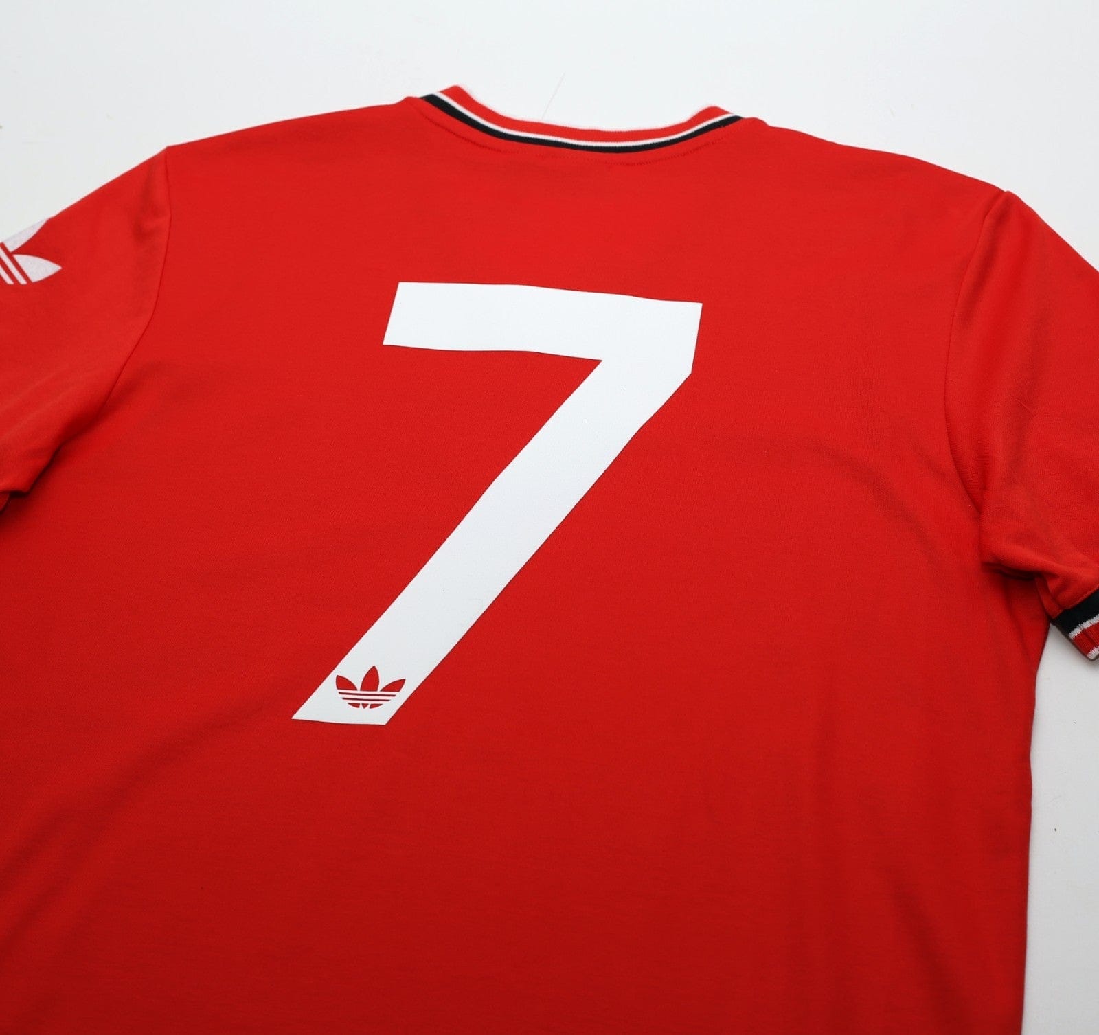 1985 ROBSON #7 Manchester United adidas Originals FA Cup Football Shirt (M/L)