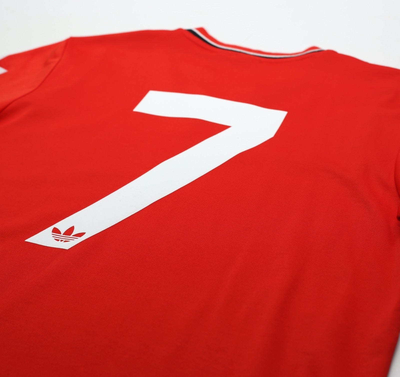 1985 ROBSON #7 Manchester United adidas Originals FA Cup Football Shirt (M/L)