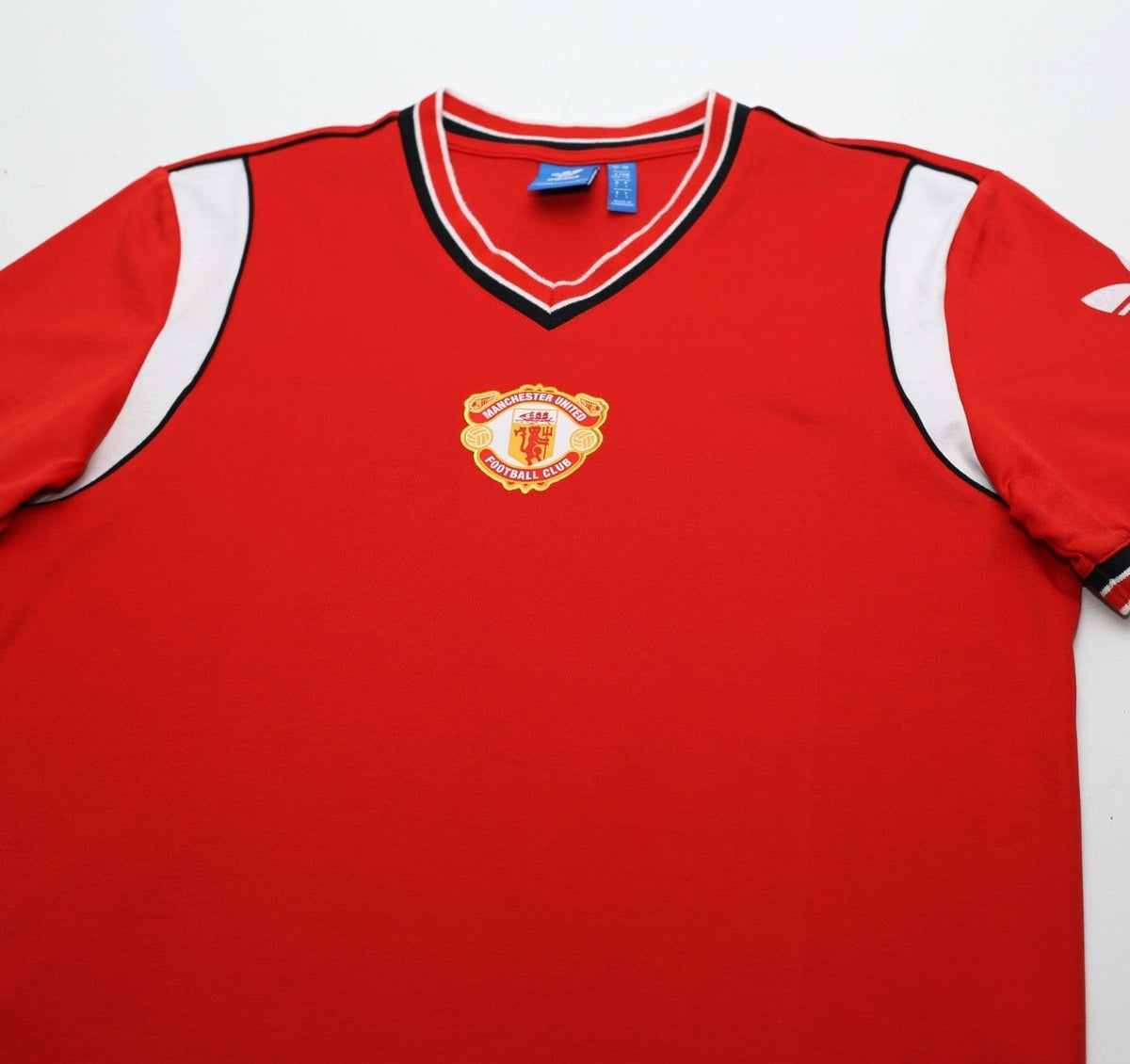 1985 ROBSON #7 Manchester United adidas Originals FA Cup Football Shirt (M/L)
