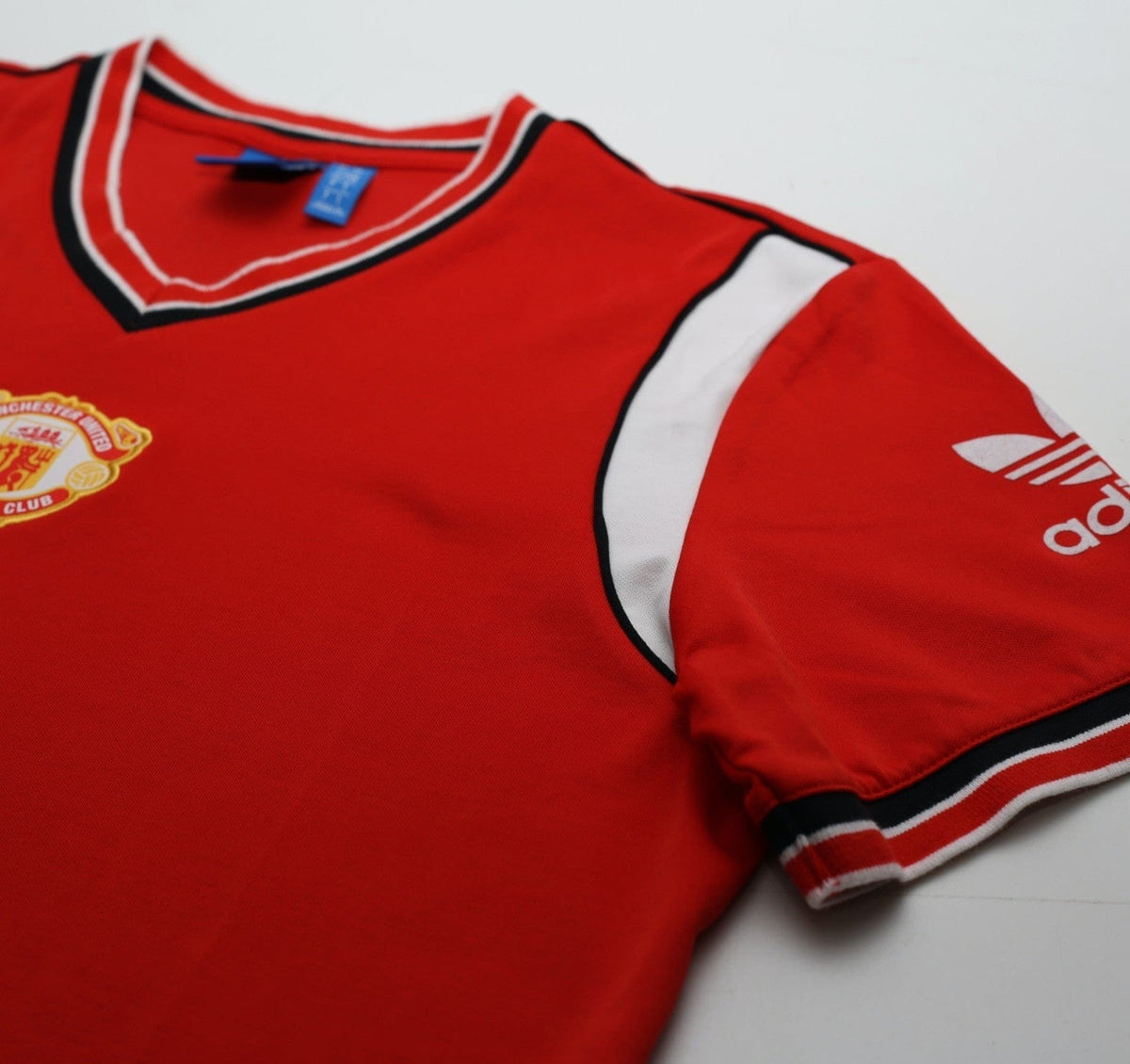 1985 ROBSON #7 Manchester United adidas Originals FA Cup Football Shirt (M/L)