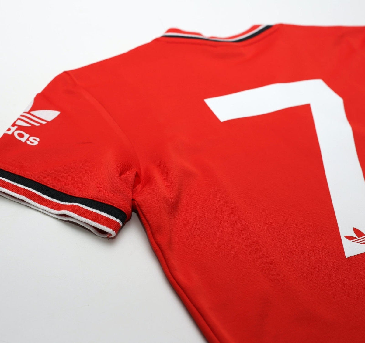 1985 ROBSON #7 Manchester United adidas Originals FA Cup Football Shirt (S/M)