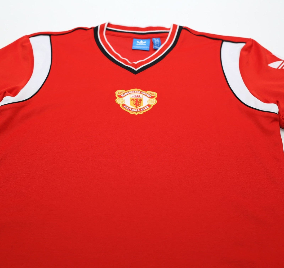1985 ROBSON #7 Manchester United adidas Originals FA Cup Football Shirt (S/M)