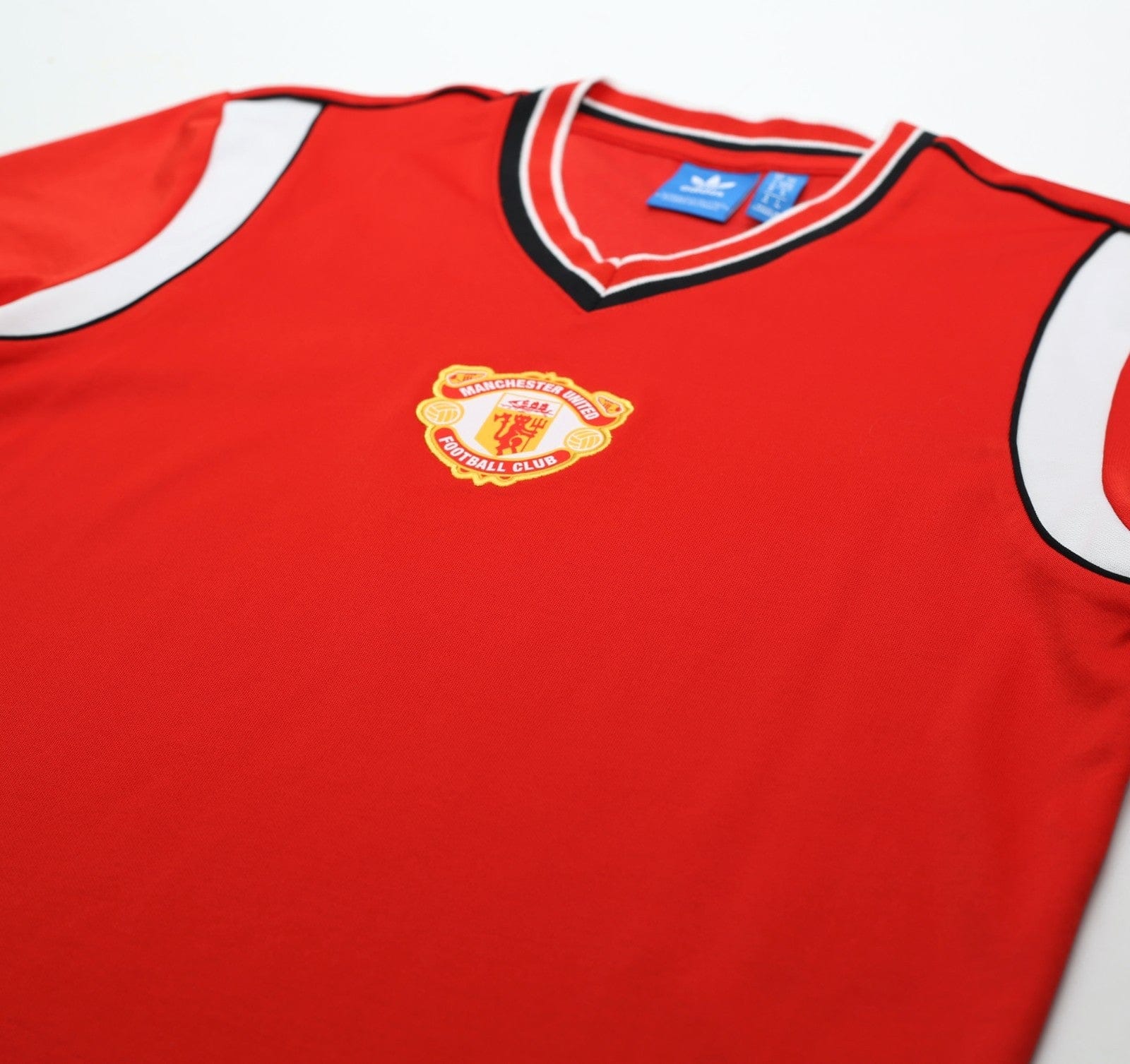 1985 ROBSON #7 Manchester United adidas Originals FA Cup Football Shirt (S/M)