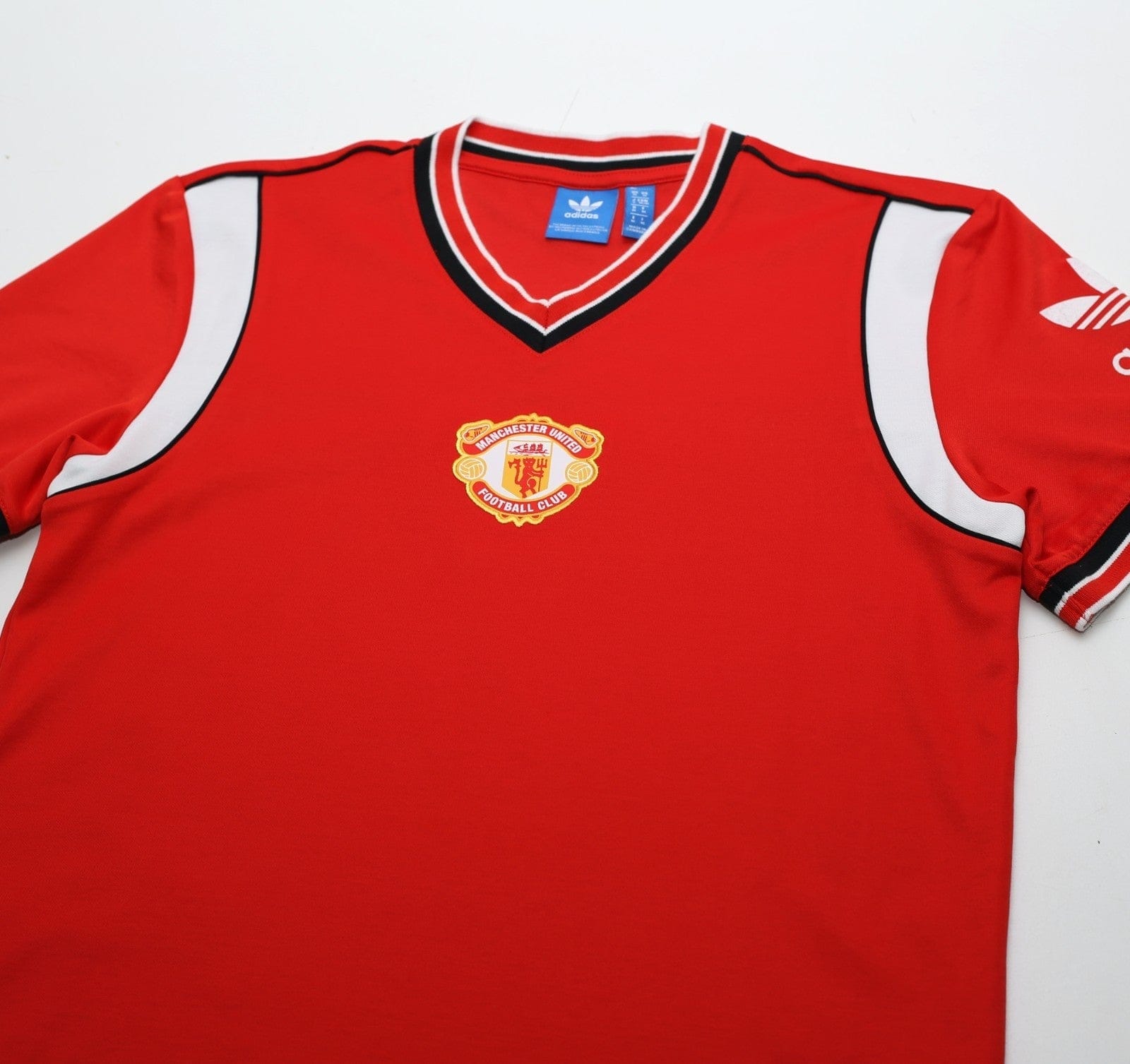 1985 ROBSON #7 Manchester United adidas Originals FA Cup Football Shirt (S/M)
