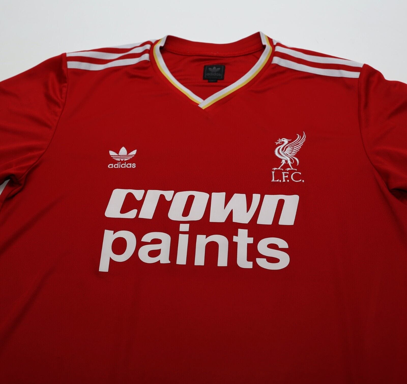 1986/87 DALGLISH #7 Liverpool Retro adidas Originals Home Football Shirt (M/L)