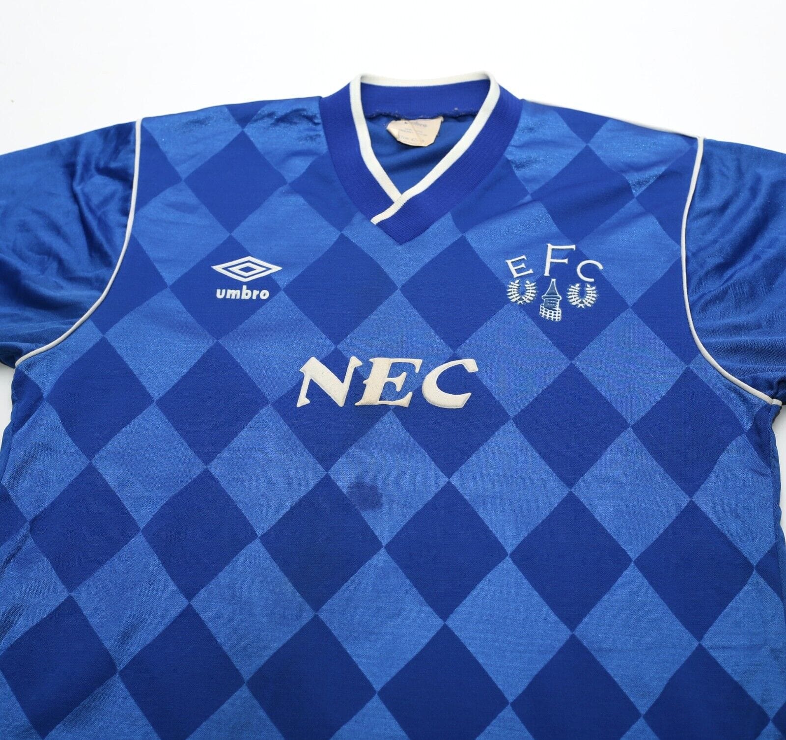 1986/89 Everton Vintage Umbro Home Football Shirt Jersey (M