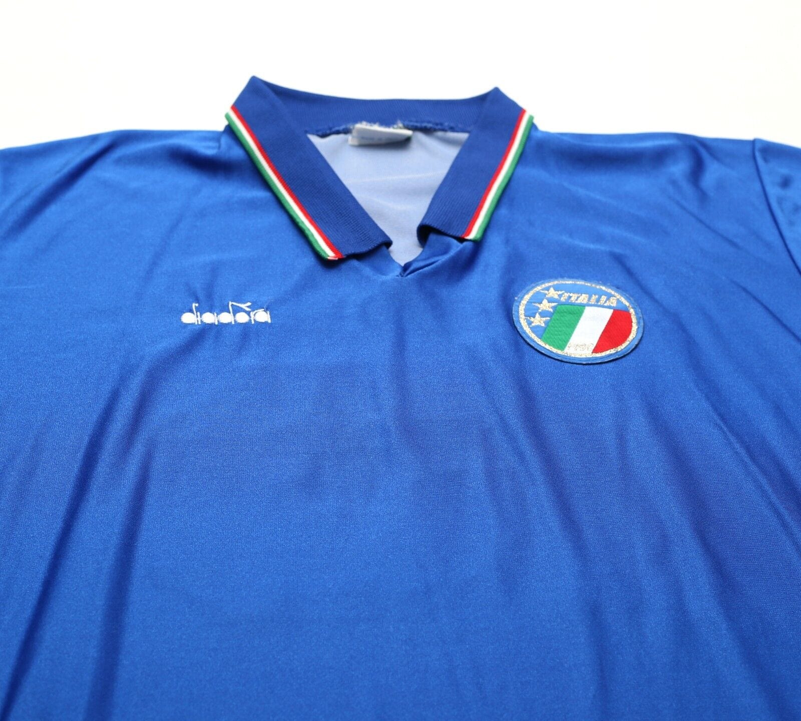 1986/91 BAGGIO #15 Italy Vintage Diadora Home Football Shirt (M/L 