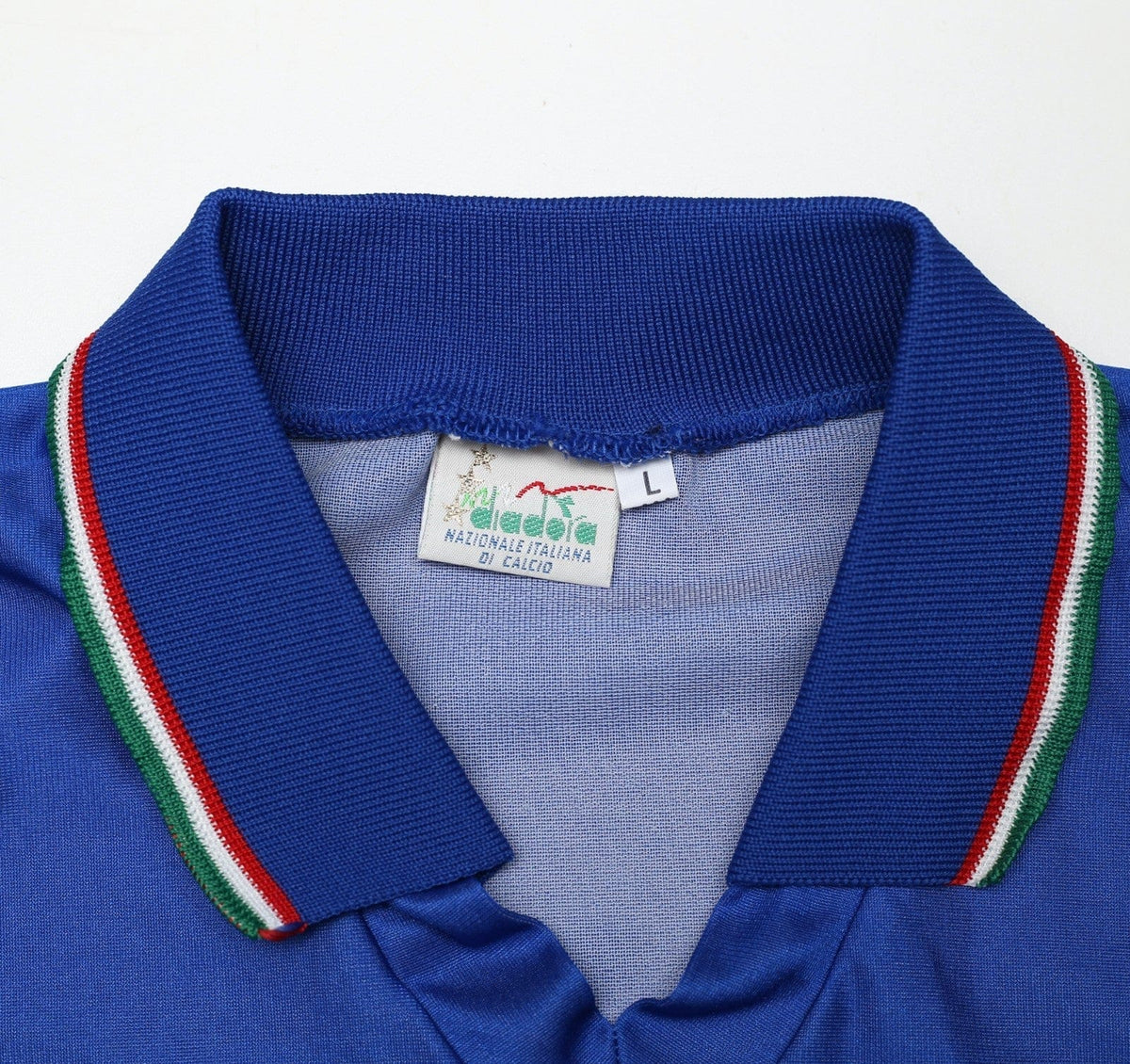 1986/91 SCHILLACI #19 Italy Vintage Diadora Home Football Shirt (M/L) Italia 90