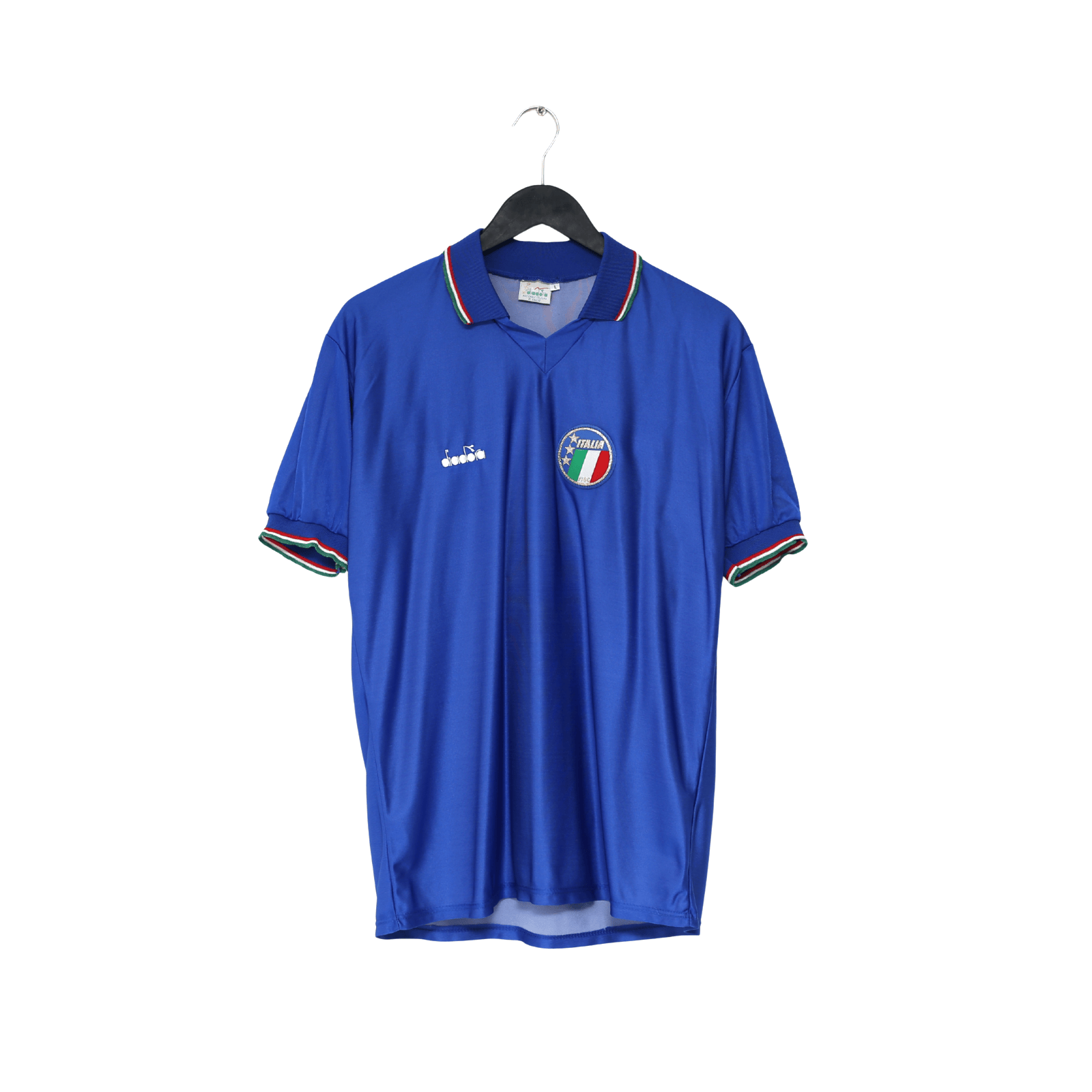 1986/91 SCHILLACI #19 Italy Vintage Diadora Home Football Shirt (M/L) Italia 90