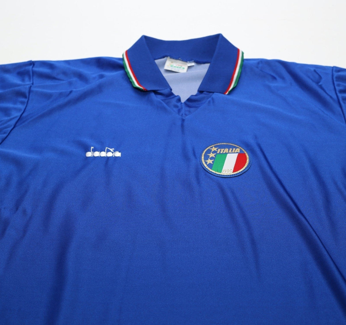 1986/91 SCHILLACI #19 Italy Vintage Diadora Home Football Shirt (M/L) Italia 90