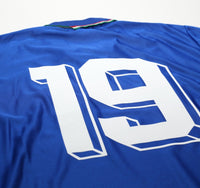 1986/91 SCHILLACI #19 Italy Vintage Diadora Home Football Shirt (M/L) Italia 90