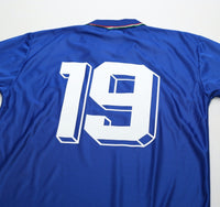 1986/91 SCHILLACI #19 Italy Vintage Diadora Home Football Shirt (M/L) Italia 90
