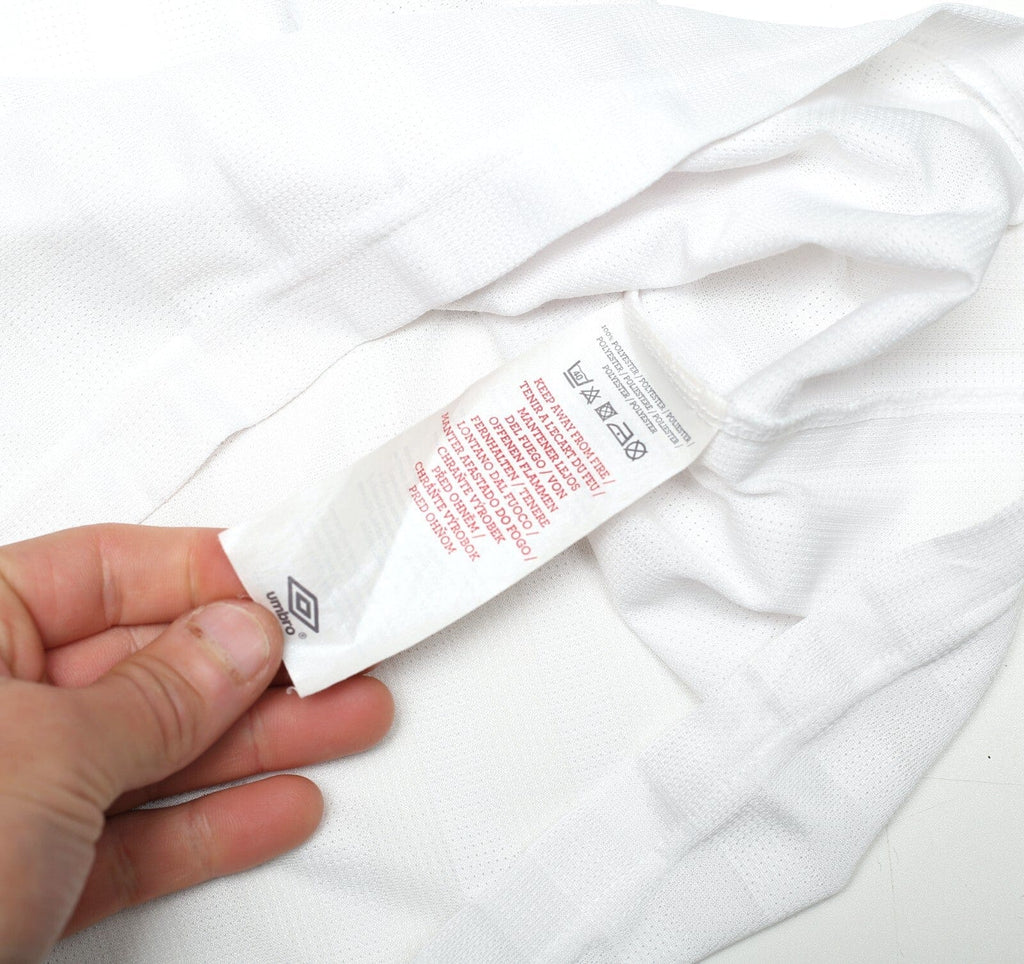 1986 BARNES #19 England Retro Umbro Home Football Shirt (L) Mexico World Cup