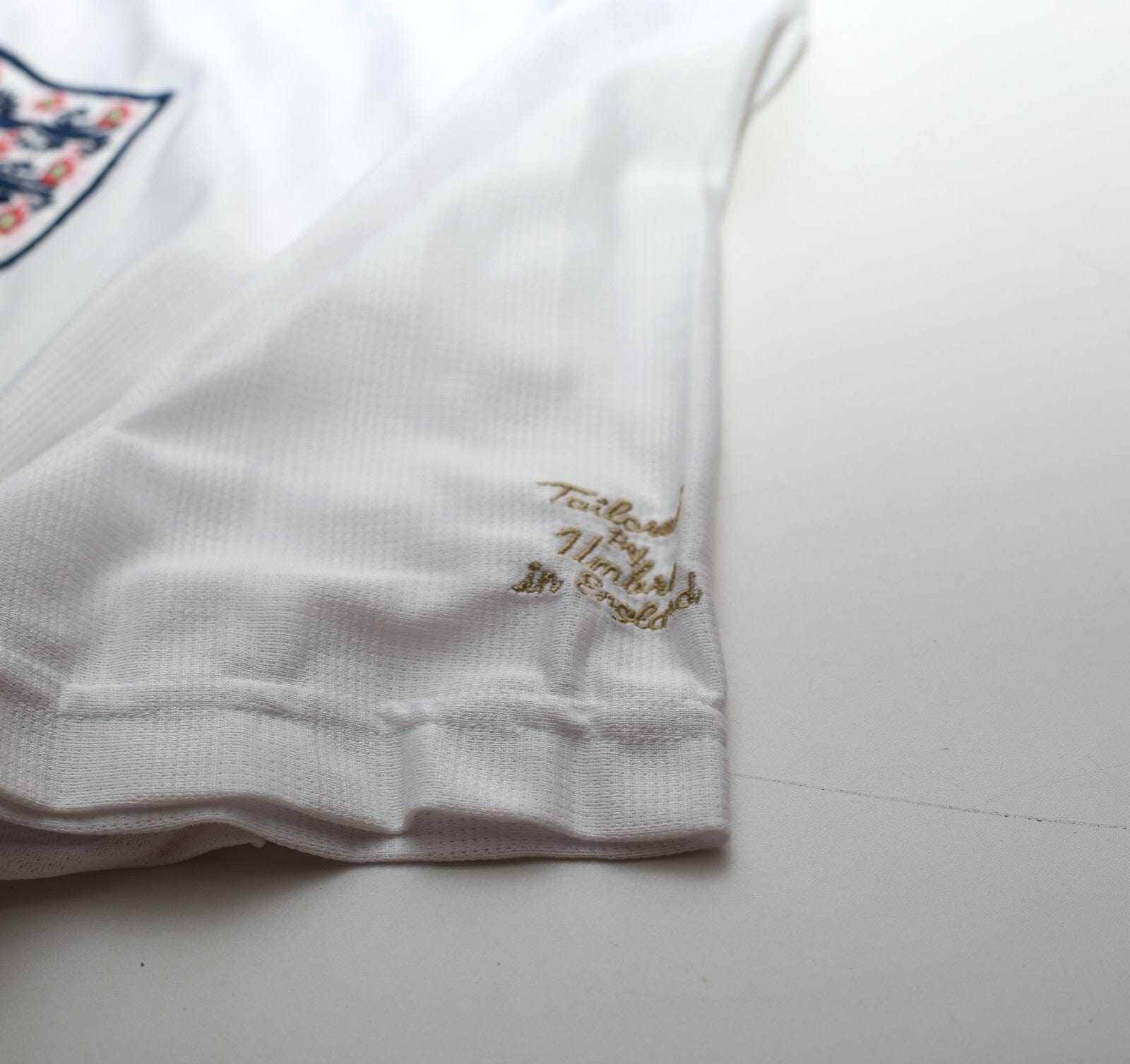 1986 BARNES #19 England Retro Umbro Home Football Shirt (L) Mexico World Cup