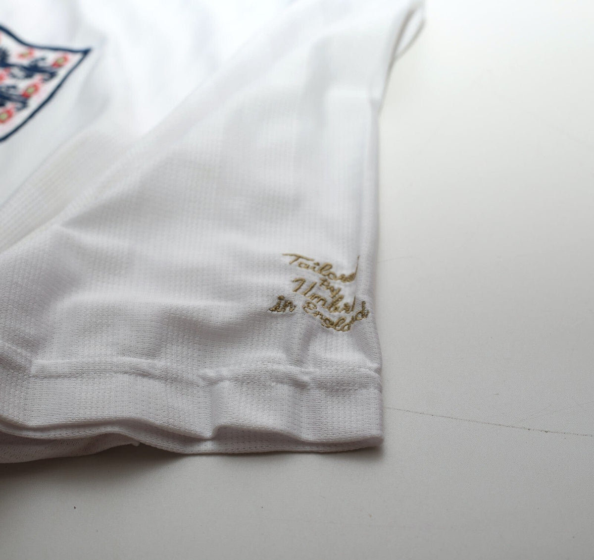1986 BARNES #19 England Retro Umbro Home Football Shirt (L) Mexico World Cup