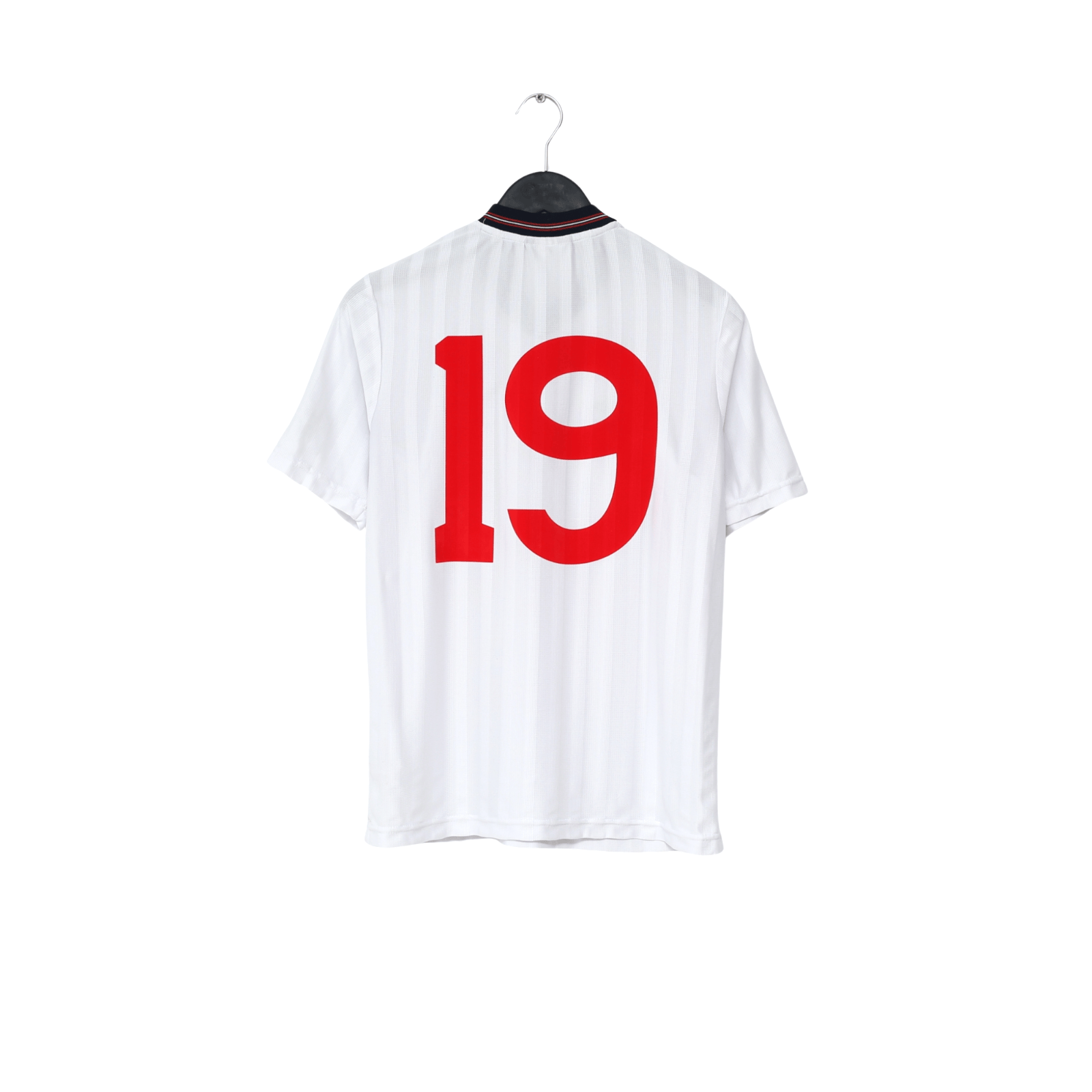 1986 Barnes #19 England Retro Umbro Home Football Shirt (S) Mexico World Cup