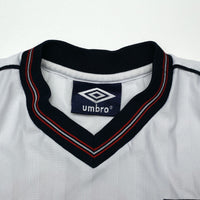 1986 Barnes #19 England Retro Umbro Home Football Shirt (S) Mexico World Cup