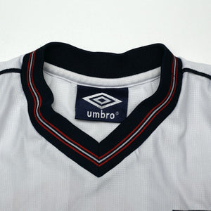 1986 Barnes #19 England Retro Umbro Home Football Shirt (S) Mexico World Cup
