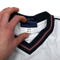 1986 Barnes #19 England Retro Umbro Home Football Shirt (S) Mexico World Cup