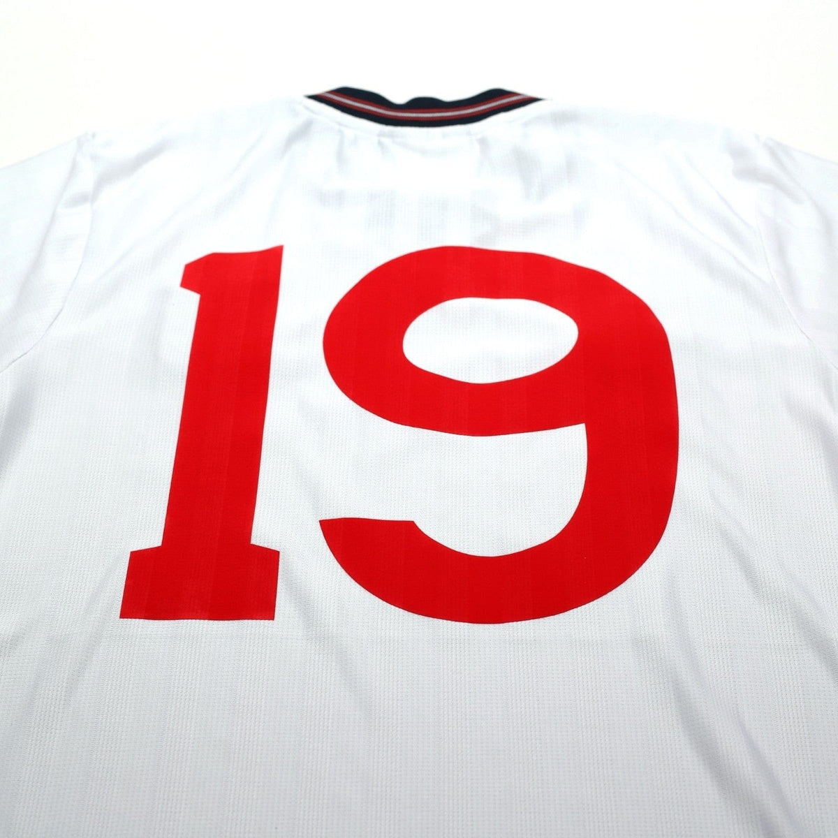 1986 Barnes #19 England Retro Umbro Home Football Shirt (S) Mexico World Cup