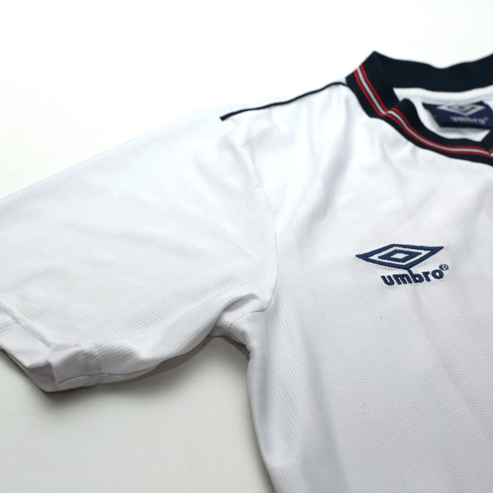 1986 Barnes #19 England Retro Umbro Home Football Shirt (S) Mexico World Cup