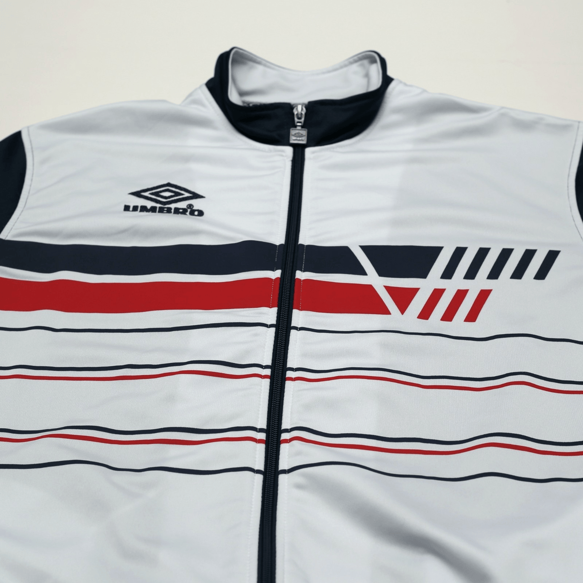 1986 England Style Retro Umbro Pro Training Football Track Top Jacket (M/L)