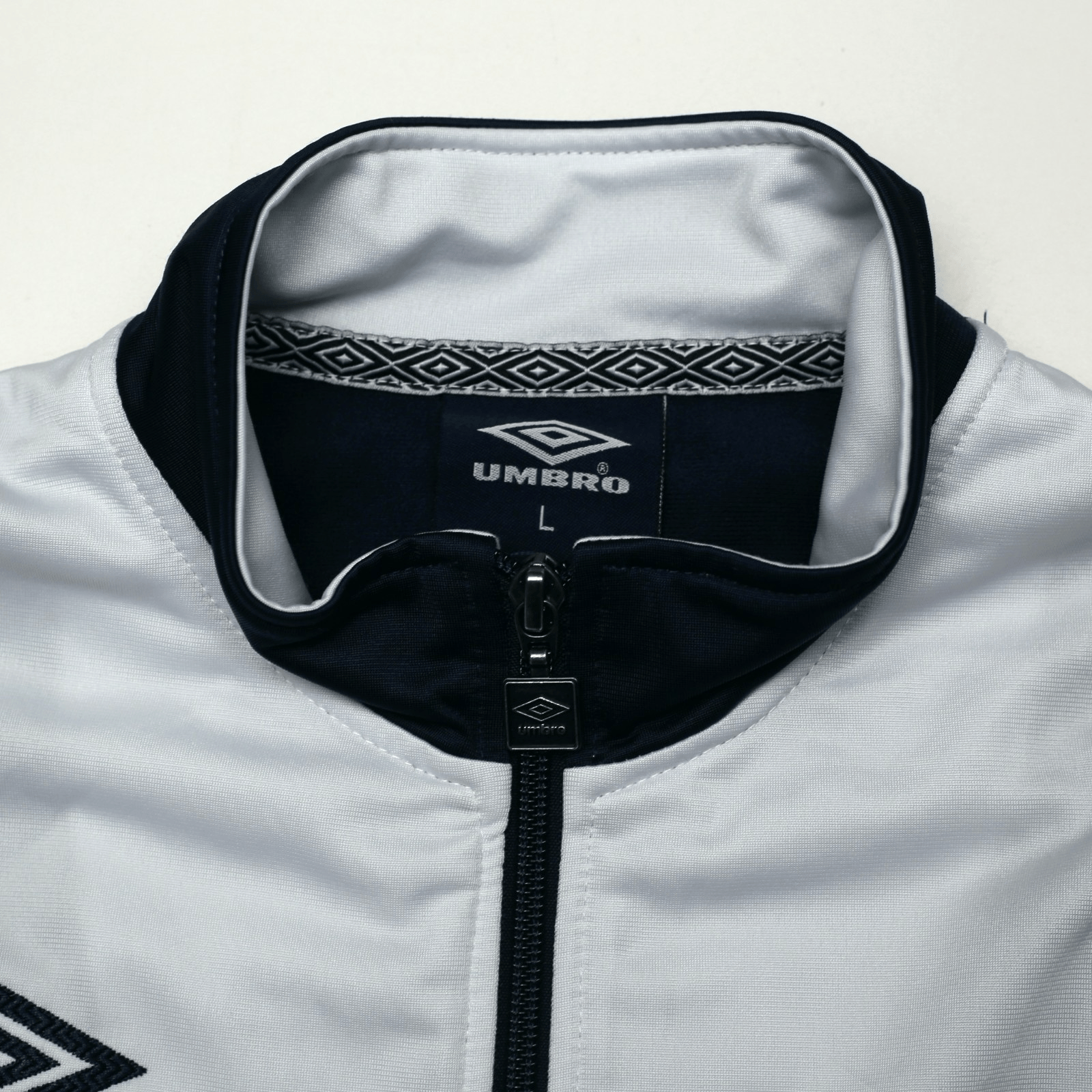 1986 England Style Retro Umbro Pro Training Football Track Top Jacket (M/L)