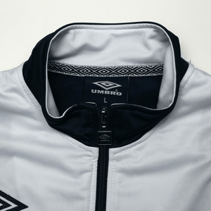 1986 England Style Retro Umbro Pro Training Football Track Top Jacket (M/L)
