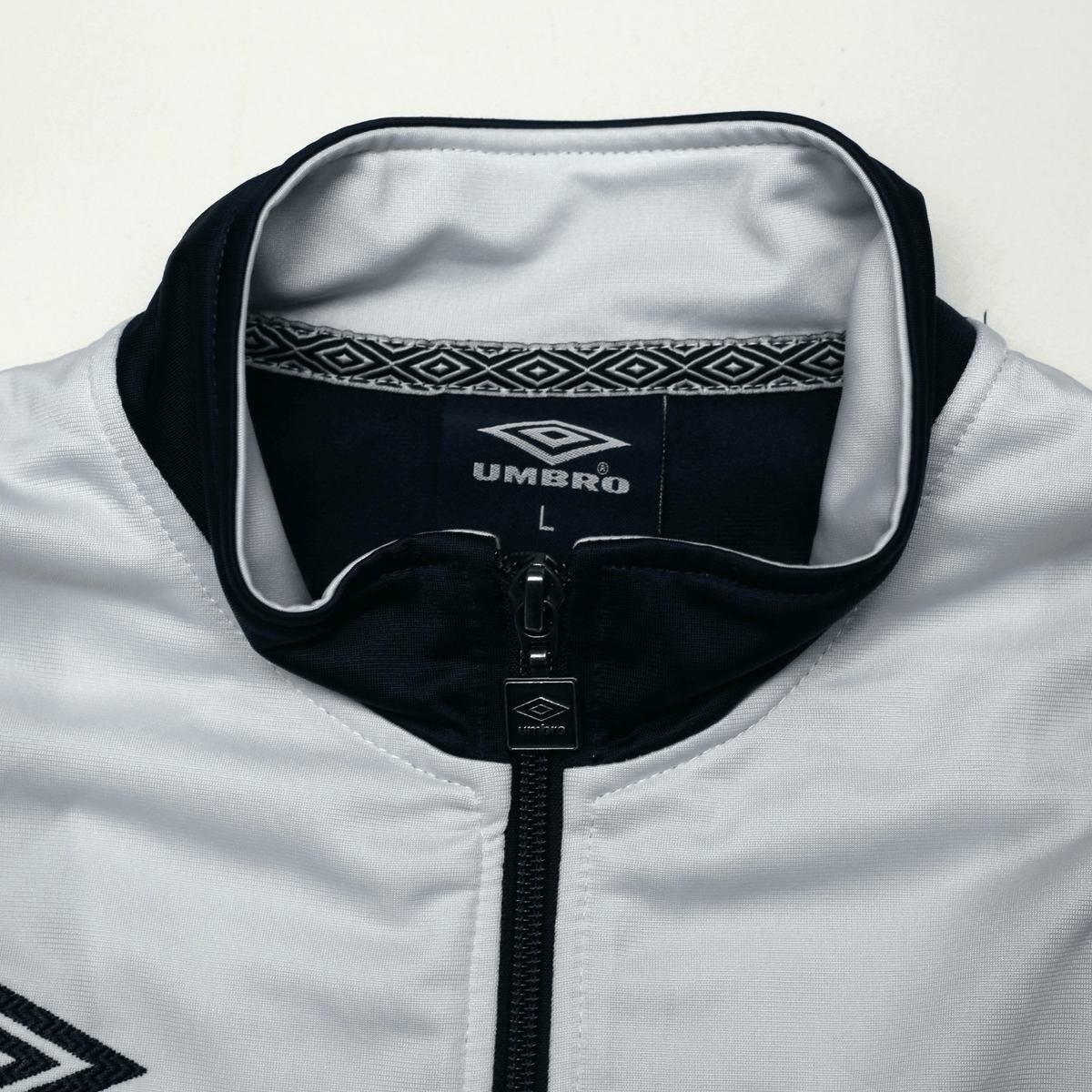 1986 England Style Retro Umbro Pro Training Football Track Top Jacket (M/L)