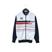 1986 England Style Retro Umbro Pro Training Football Track Top Jacket (M/L)
