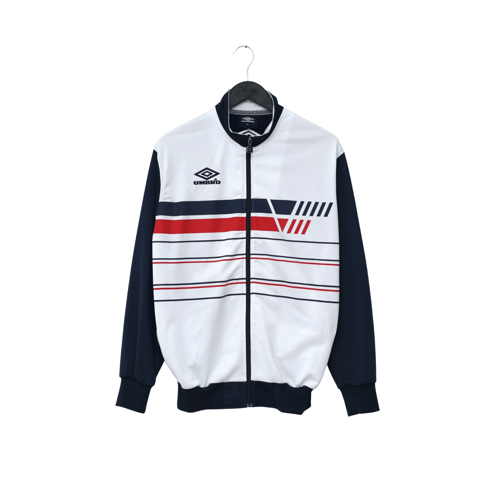 1986 England Style Retro Umbro Pro Training Football Track Top Jacket (M/L)
