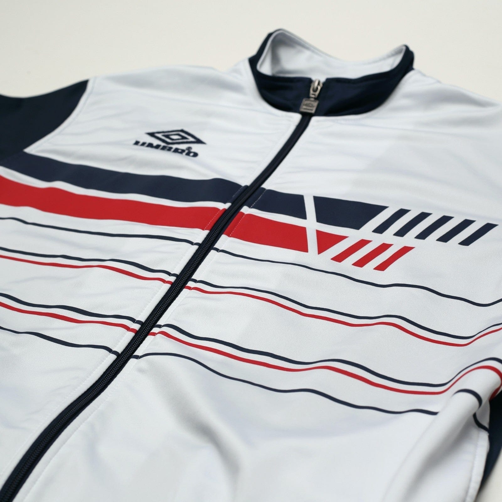 1986 England Style Retro Umbro Pro Training Football Track Top Jacket (M/L)
