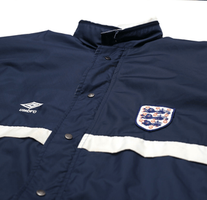 1986 ENGLAND Vintage Umbro Training Rain Jacket (M) Bobby Robson Era