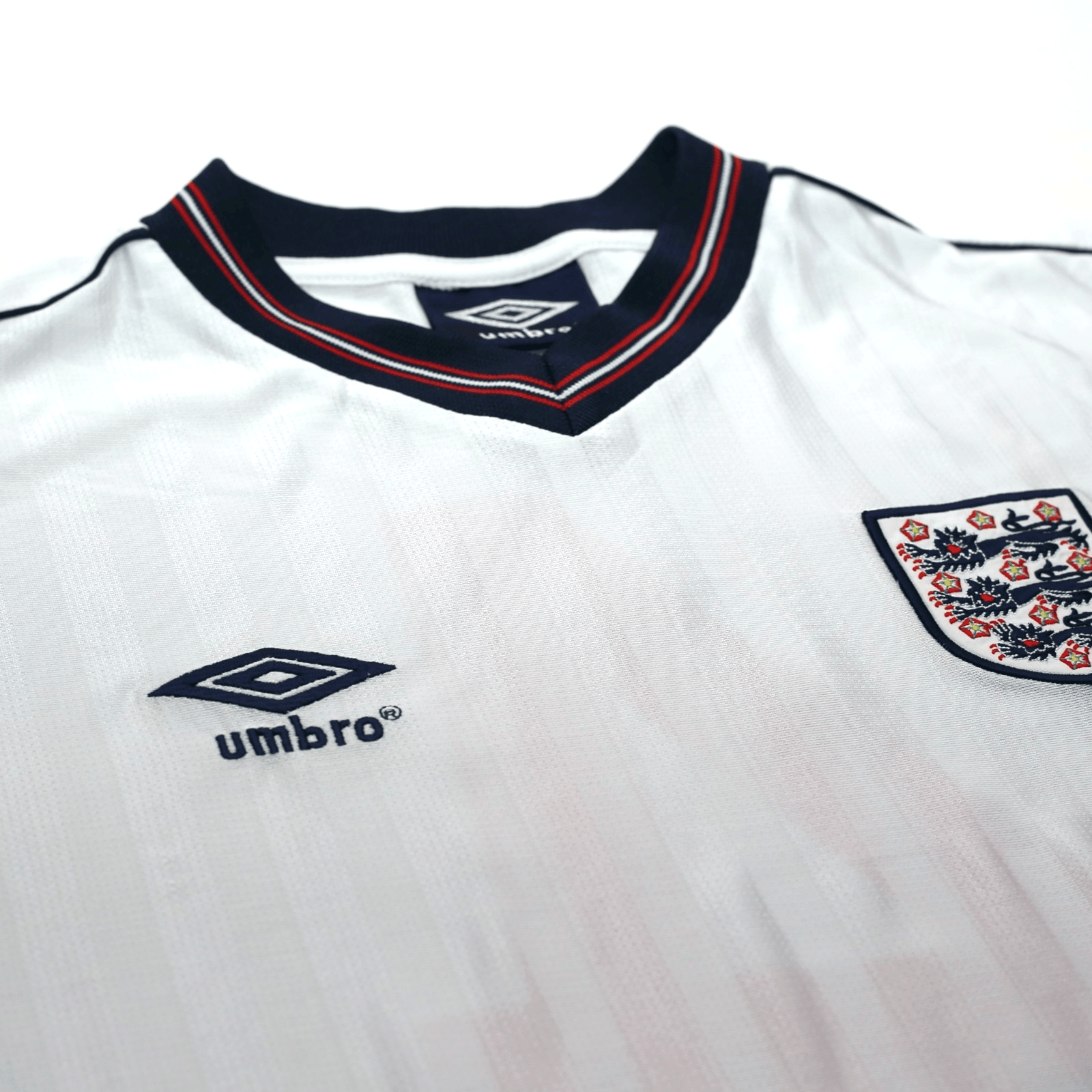 1986 Hoddle #4 England Retro Umbro Home Football Shirt (XL) Mexico World Cup