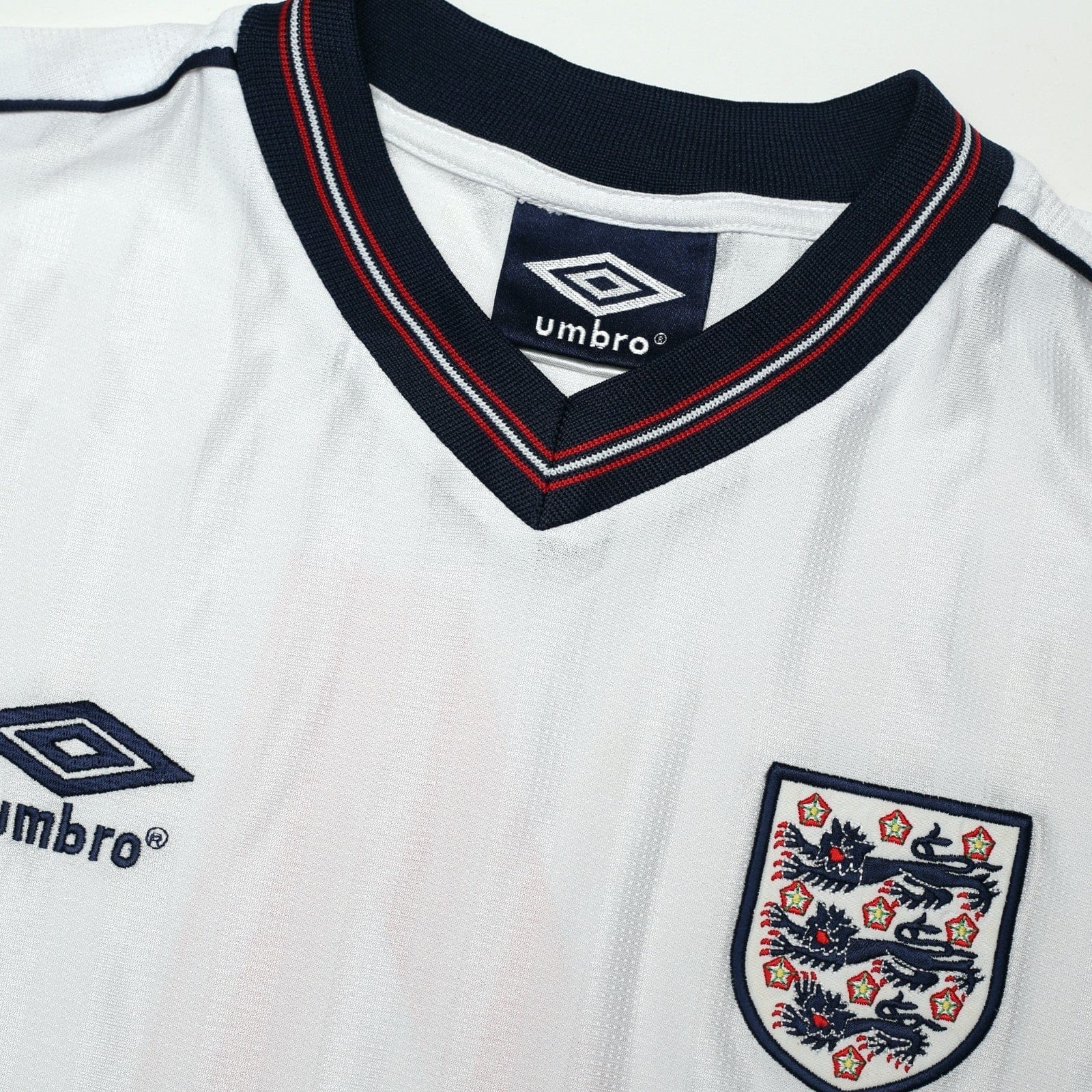 1986 Hoddle #4 England Retro Umbro Home Football Shirt (XL) Mexico World Cup