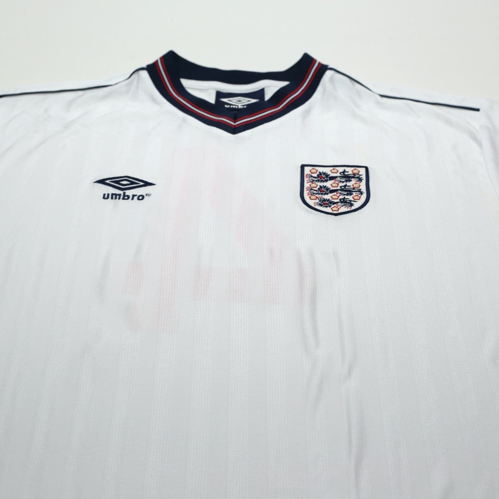 1986 Hoddle #4 England Retro Umbro Home Football Shirt (XL) Mexico World Cup