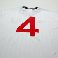 1986 Hoddle #4 England Retro Umbro Home Football Shirt (XL) Mexico World Cup
