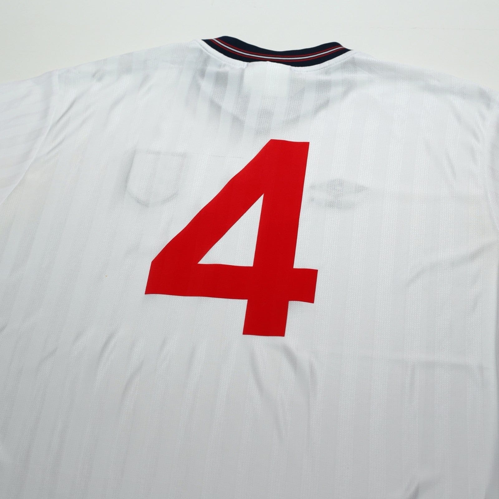 1986 Hoddle #4 England Retro Umbro Home Football Shirt (XL) Mexico World Cup