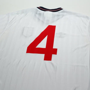 1986 Hoddle #4 England Retro Umbro Home Football Shirt (XL) Mexico World Cup