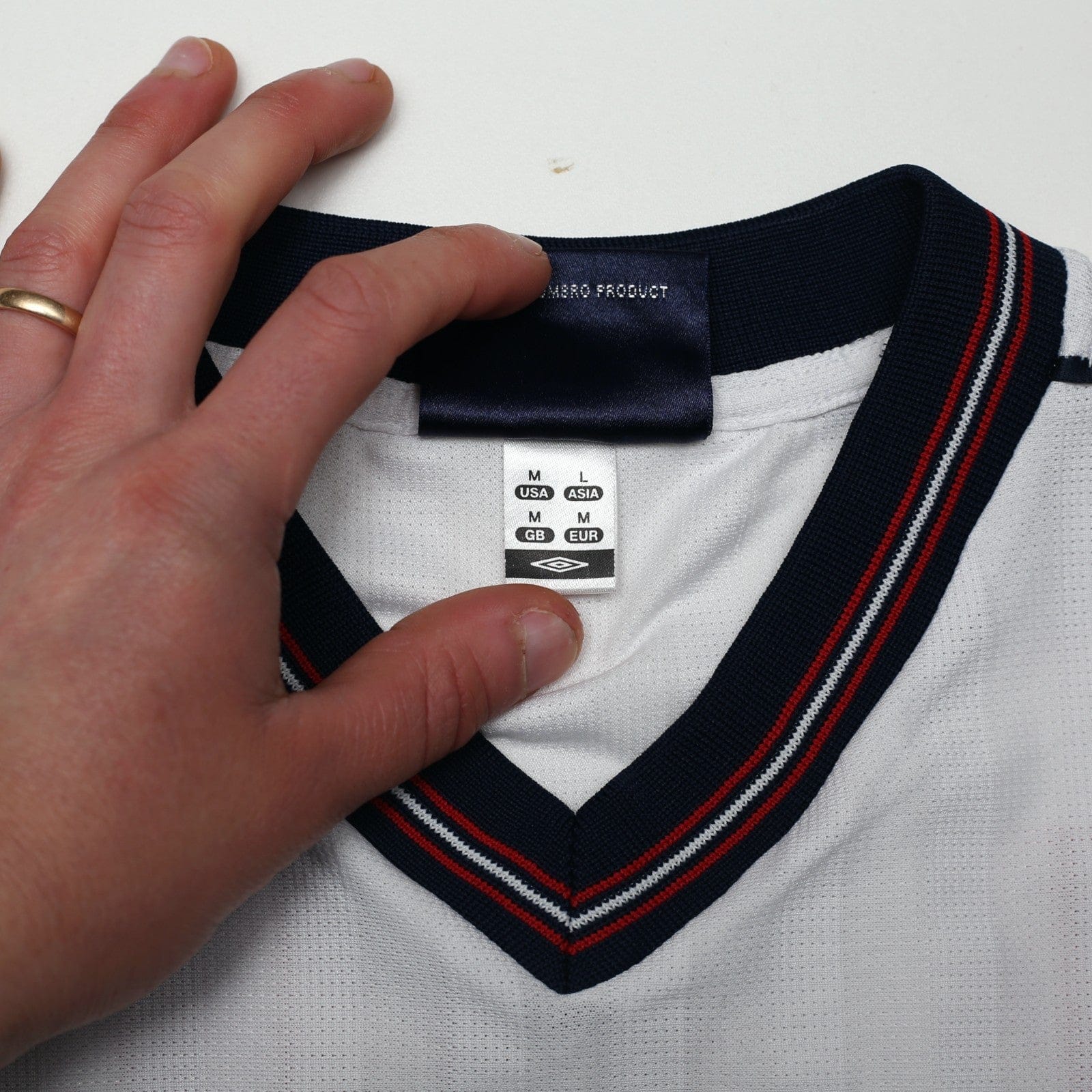 1986 Lineker #10 England Retro Umbro Home Football Shirt (M) Mexico World Cup 86
