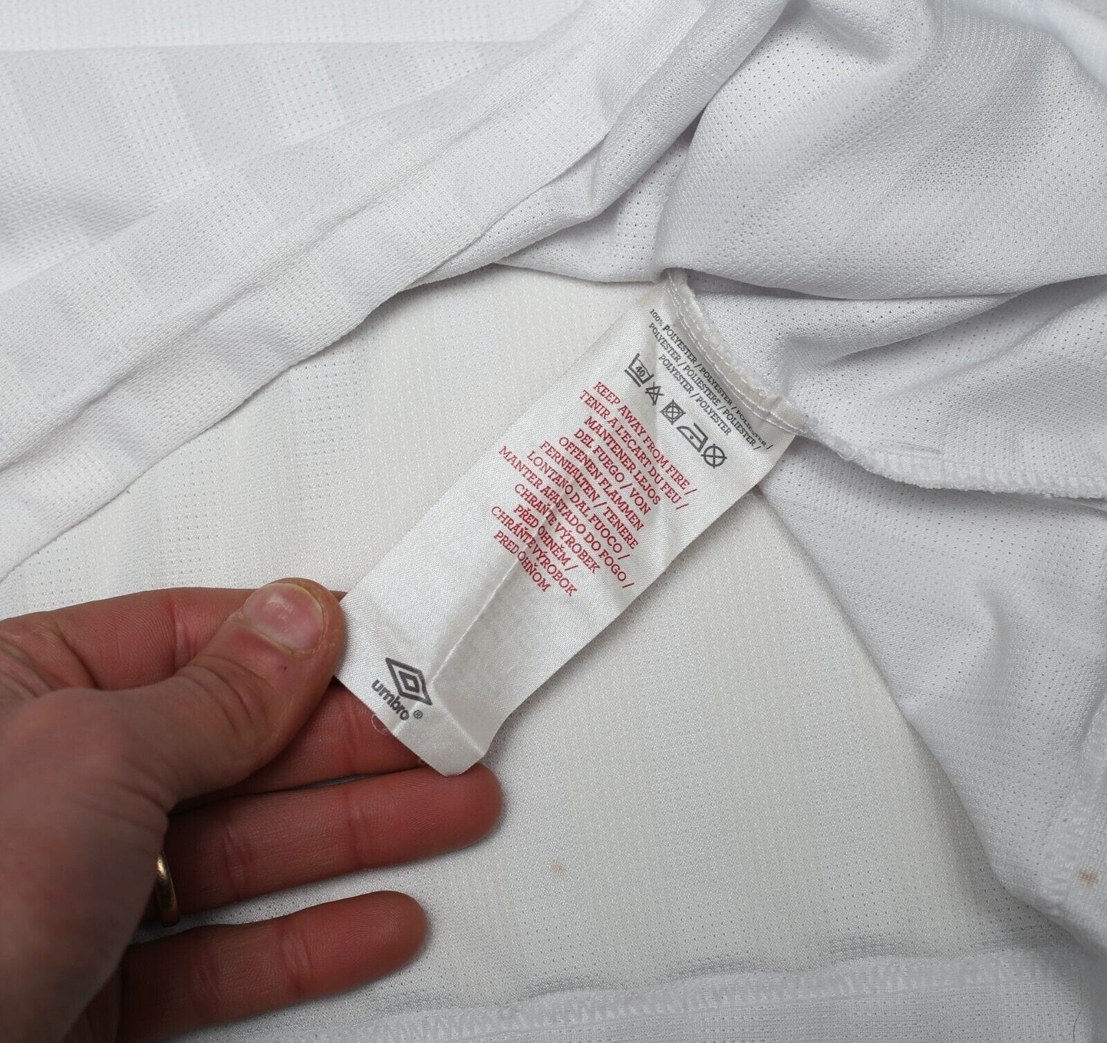 1986 LINEKER England #10 Retro Umbro Home Football Shirt (L) Mexico World Cup