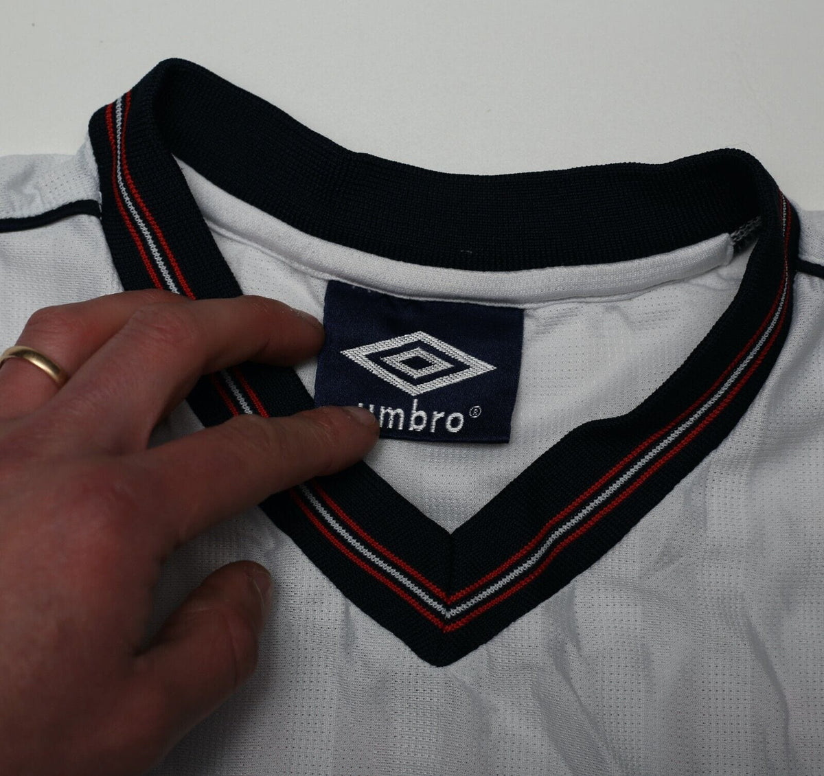 1986 LINEKER England #10 Retro Umbro Home Football Shirt (L) Mexico World Cup