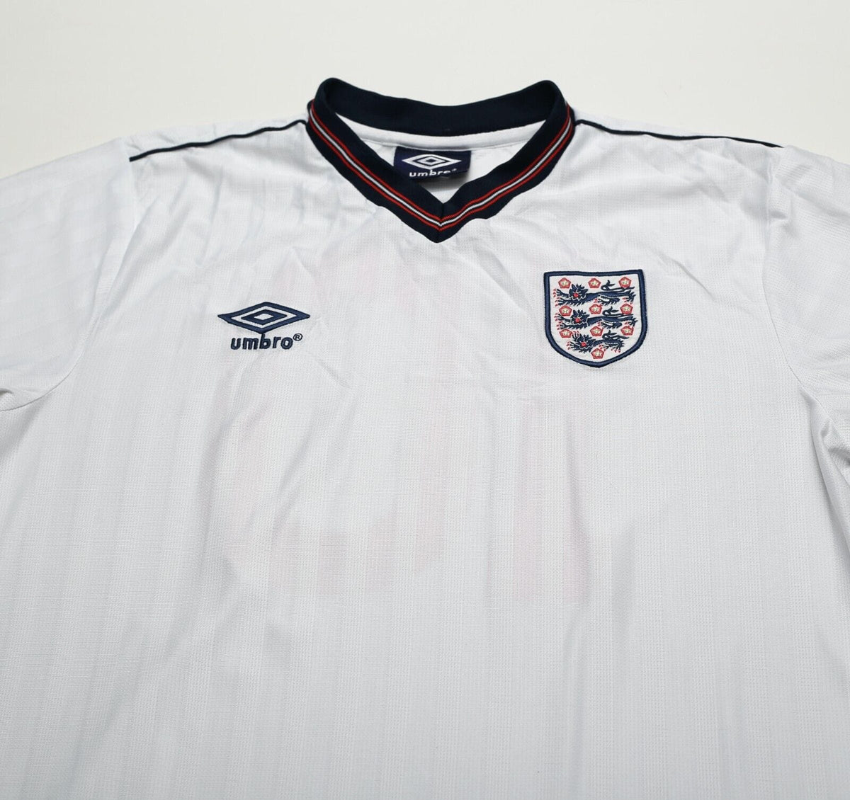 1986 LINEKER England #10 Retro Umbro Home Football Shirt (L) Mexico World Cup