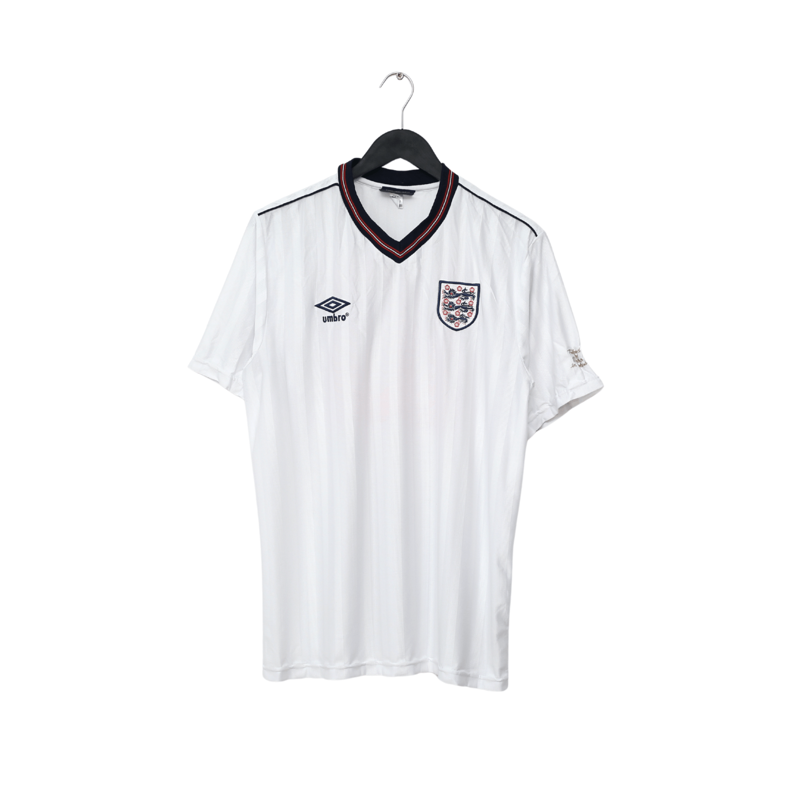 1986 LINEKER England #10 Retro Umbro Home Football Shirt (L) Mexico World Cup