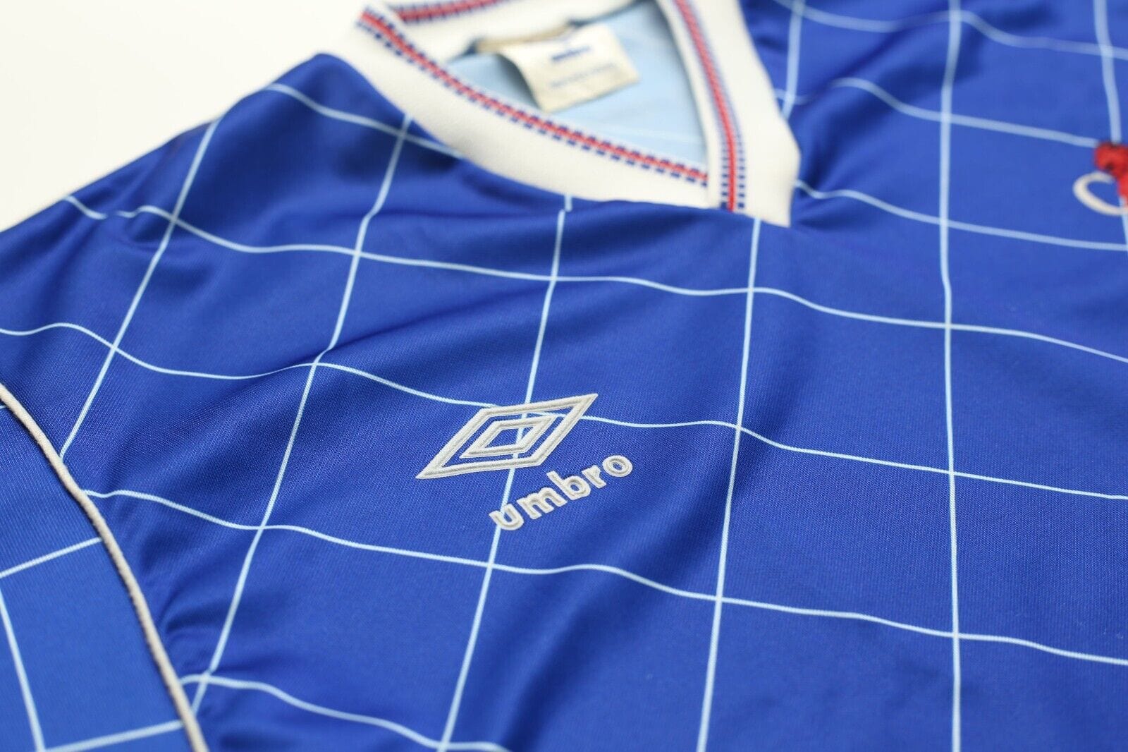 1987/89 CHELSEA Vintage Umbro Home Football Shirt Jersey (L)