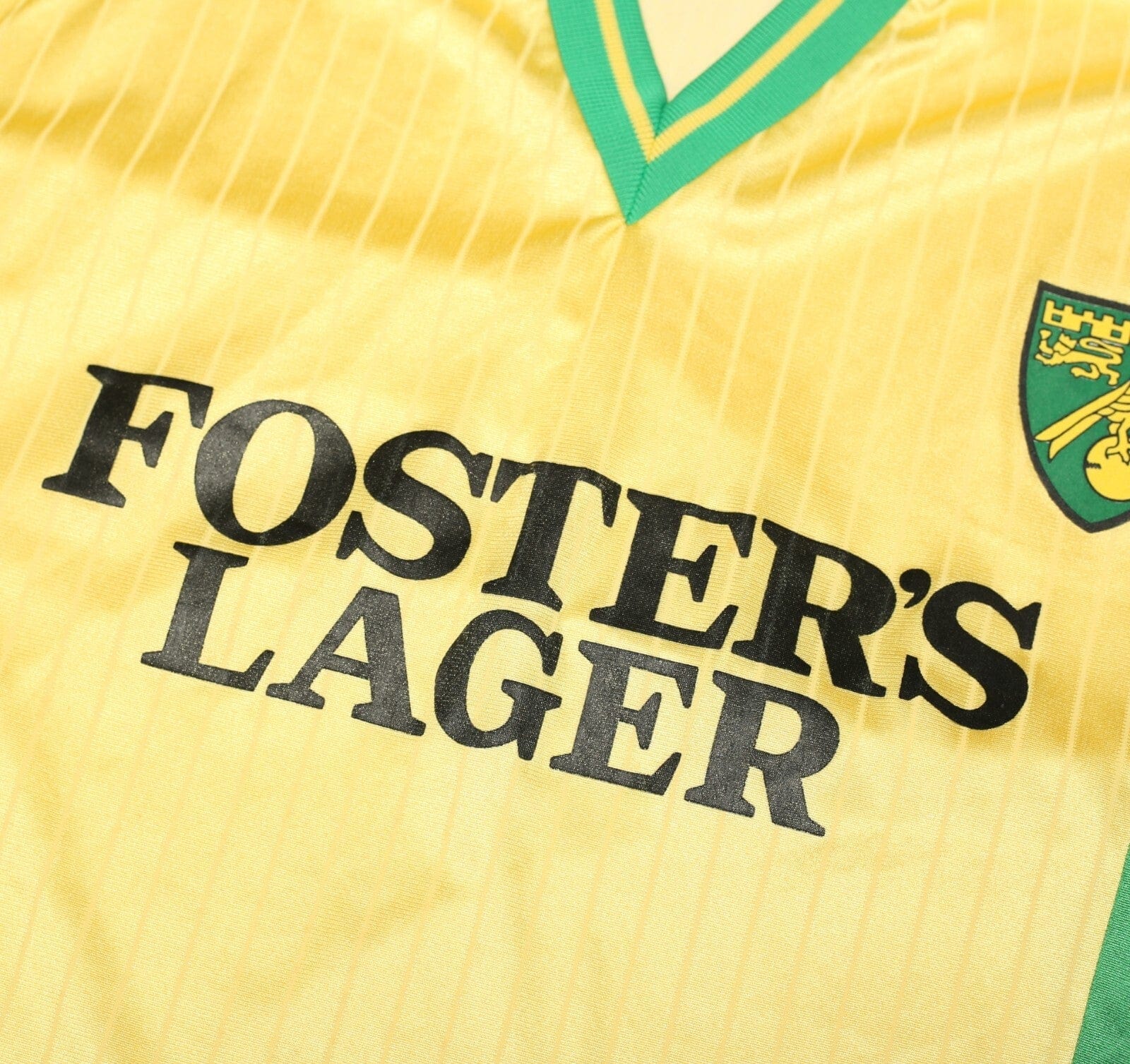 1987/89 NORWICH CITY Vintage Scoreline Home Football Shirt 42 (L)