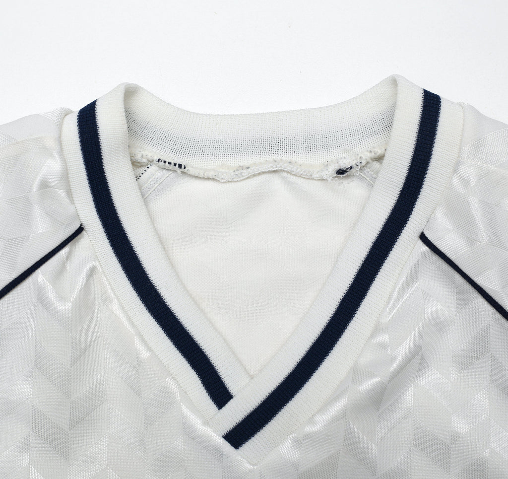 1987/89 TOTTENHAM HOTSPUR Vintage Hummel Home Football Shirt (M)